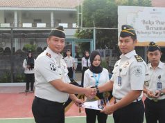 12 Pegawai Lapas Serang Naik Pangkat, Kalapas pimpin penyematan