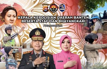 Kepala Kepolisian Daerah Banten Beserta Staff dan Bhayankari Mengucapkan Selamat Memperingati Hari Kartini 2026