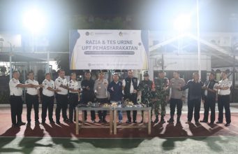 Peringati Hari Bhakti Pemasyarakatan ke-62, Lapas Serang Gelar Apel Gabungan dan Sidak Bersama TNI–Polri–BNN