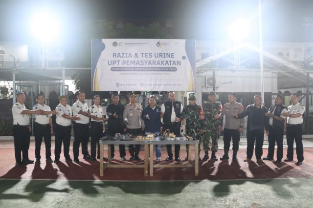 Peringati Hari Bhakti Pemasyarakatan ke-62, Lapas Serang Gelar Apel Gabungan dan Sidak Bersama TNI–Polri–BNN