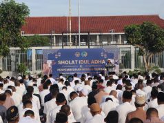 Khidmat dan Penuh Makna, Warga Binaan Lapas Serang Laksanakan Sholat Idul Adha