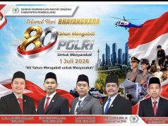 Dewan Perwakilan Rakyat Daerah Kabupaten Pandeglang Mengucapkan Selamat Hari Bhayangkara ke 80 Tahun