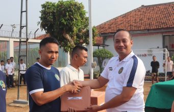 Lapas Kelas IIA Serang Tutup Rangkaian Porsenap dengan Senam Bersama