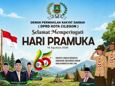 Dewan Perwakilan Rakyat Daerah Kota Cilegon Mengucapkan Selamat Memperingati Hari Pramuka ke 65 Tahun