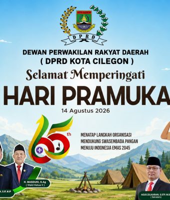 Dewan Perwakilan Rakyat Daerah Kota Cilegon Mengucapkan Selamat Memperingati Hari Pramuka ke 65 Tahun
