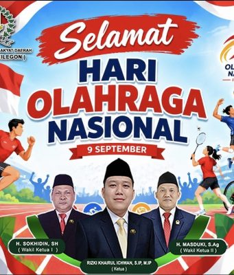DPRD Kota Cilegon Mengucapkan Selamat Hari Olahraga Nasional 9 September 2026