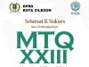 DPRD KOTA CILEGON MENGUCAPKAN SELAMAT DAN SUKSES ATAS TERSELENGGARANYA MTQ KE XXIII TINGKAT PROVINSI BANTEN TAHUN 2026