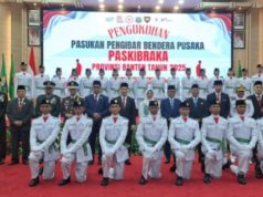 Pengukuhan Paskibraka Provinsi Banten, Momentum Meneguhkan Amanah dan Tanggung Jawab Generasi Muda