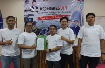Anwar dan Jejen Pimpin Pokja Wartawan Harian Dan Eletronik Provinsi Banten 2026-2029