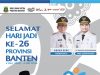 Biro Umum Setda Provinsi Banten Mengucapkan Selamat Hari Jadi ke 26 Provinsi Banten 4 Oktober 2000- 04 Oktober 2026