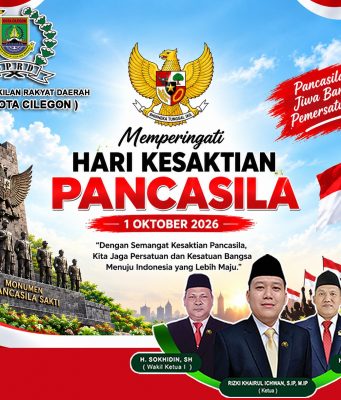 DPRD KOTA CILEGON MENGUCAPKAN SELAMAT MEMPERINGATI HARI KESAKTIAN PANCASILA 1 OKTOBER 2026