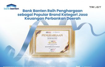 Bank Banten Raih Penghargaan sebagai Popular Brand Kategori Jasa Keuangan Perbankan Daerah