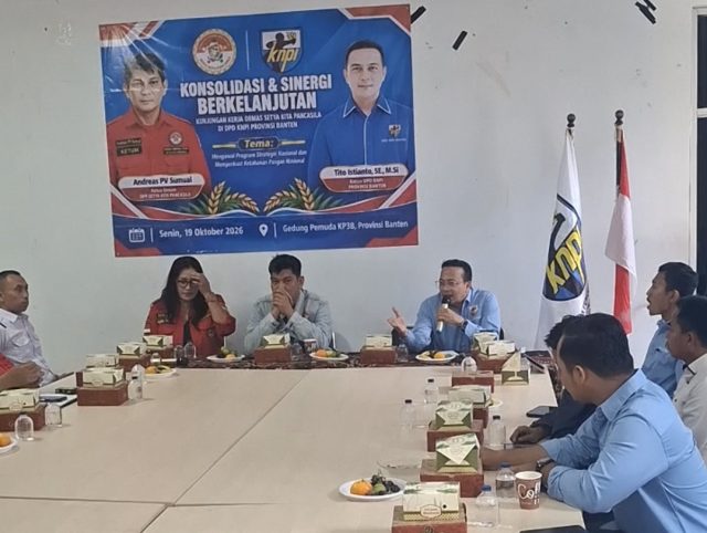 Setya Kita Pancasila Bersama KNPI Banten Bahas Pemanfaatan Lahan untuk Ketahanan Pangan